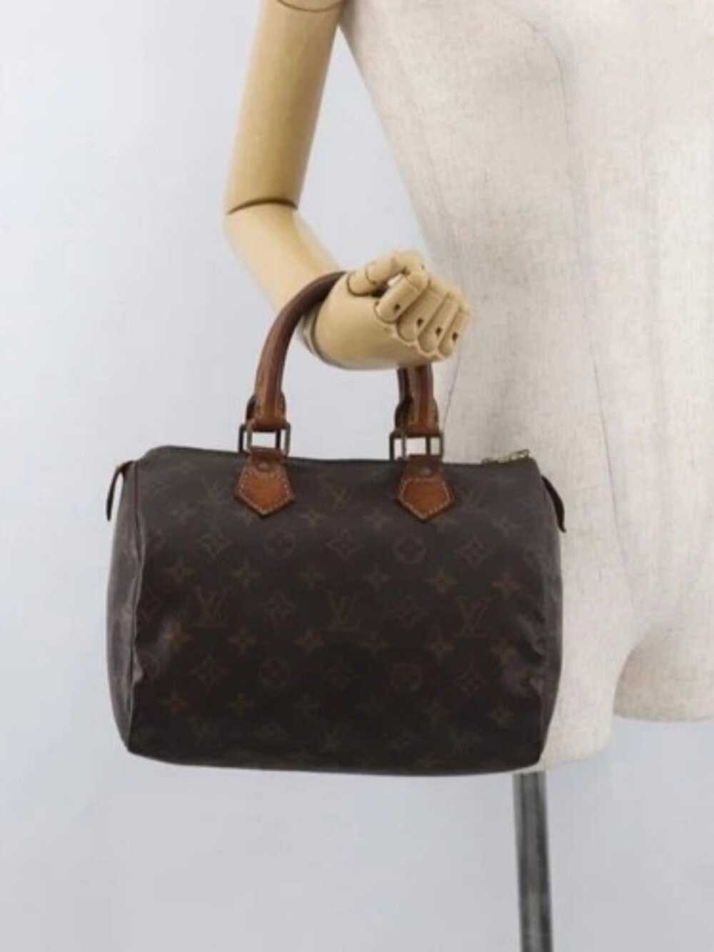 LOUIS VUITTON Monogram Speedy 25 Hand Bag M41528 LV Auth bs34665 - Picture 15 of 16